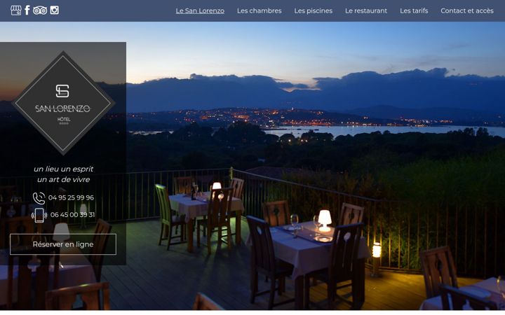 Screenshot of lesanlorenzo-portovecchio.fr