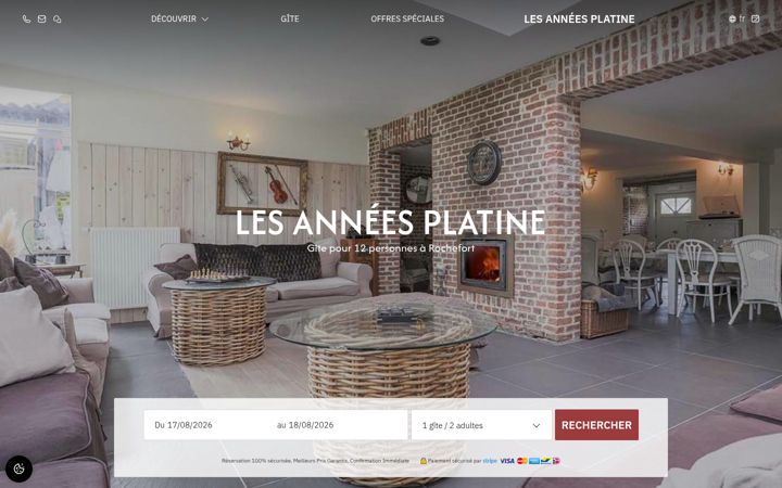 Screenshot of lesanneesplatine.be