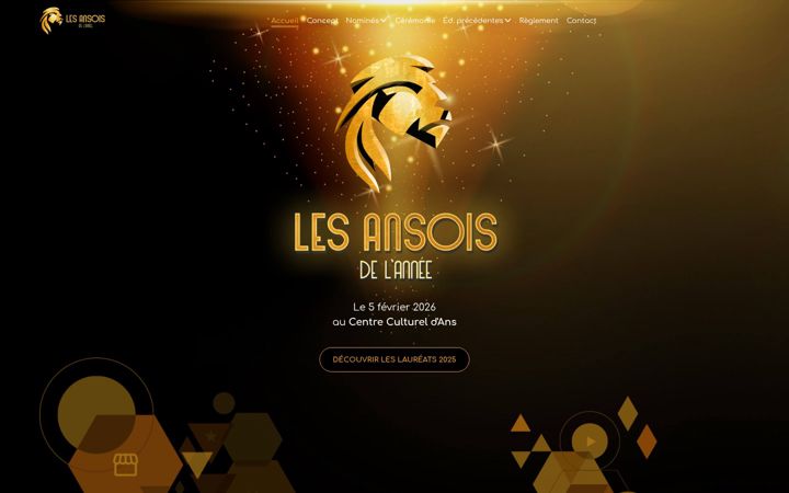 Screenshot of lesansoisdelannee.be