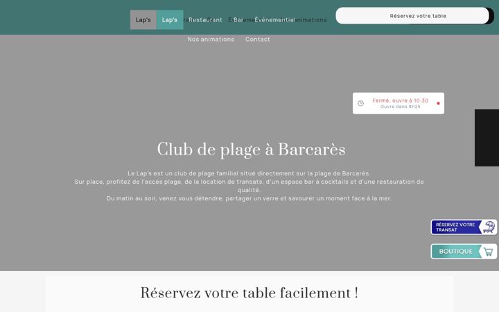 Screenshot of lesartsplage.fr