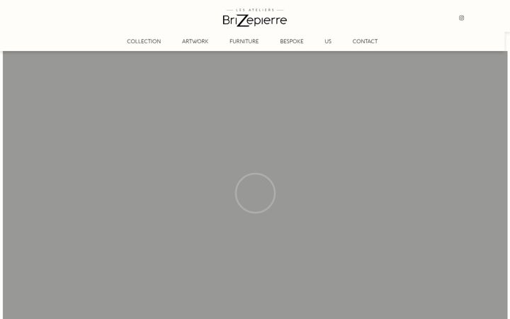 Screenshot of lesateliersbrizepierre.com