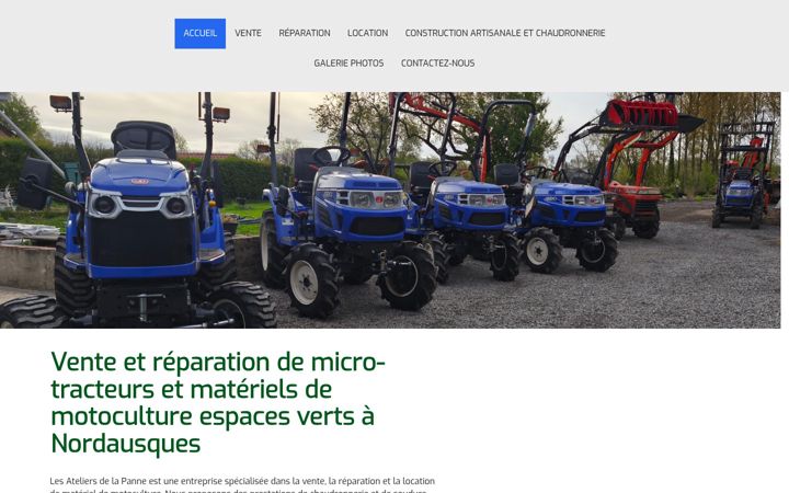 Screenshot of lesateliersdelapanne.fr