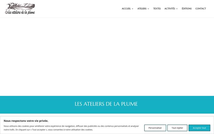 Screenshot of lesateliersdelaplume.fr