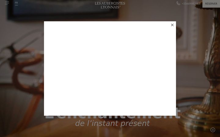 Screenshot of lesaubergisteslyonnais.fr