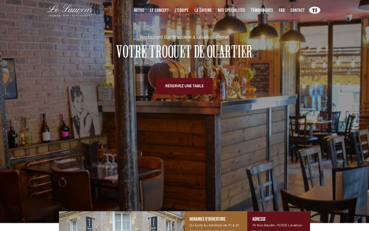 Screenshot of lesauveur-levallois.fr
