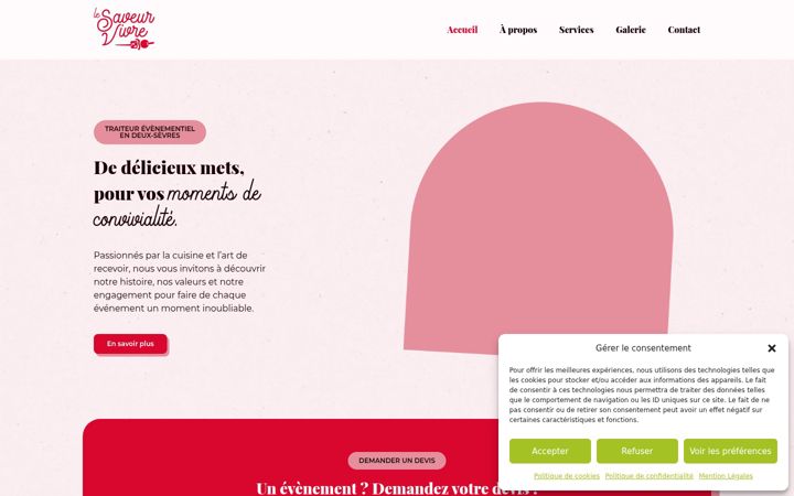 Screenshot of lesaveurvivre.com