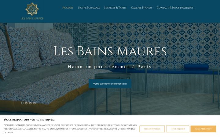 Screenshot of lesbainsmaures.fr