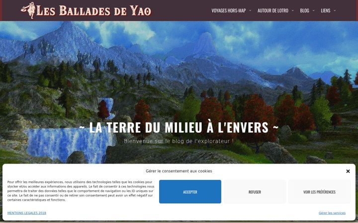 Screenshot of lesballadesdeyao.com