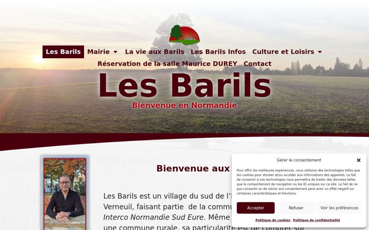 Screenshot of lesbarils.fr