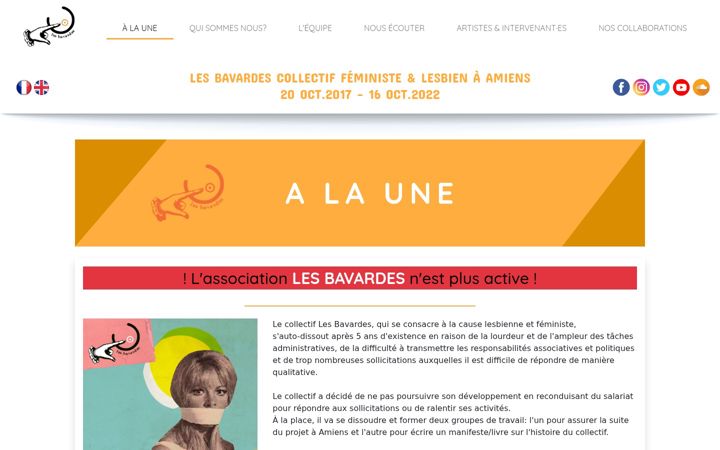 Screenshot of lesbavardes.org