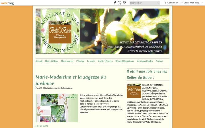 Screenshot of lesbellesdubaou.com