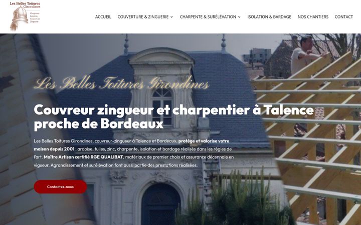 Screenshot of lesbellestoituresgirondines.com