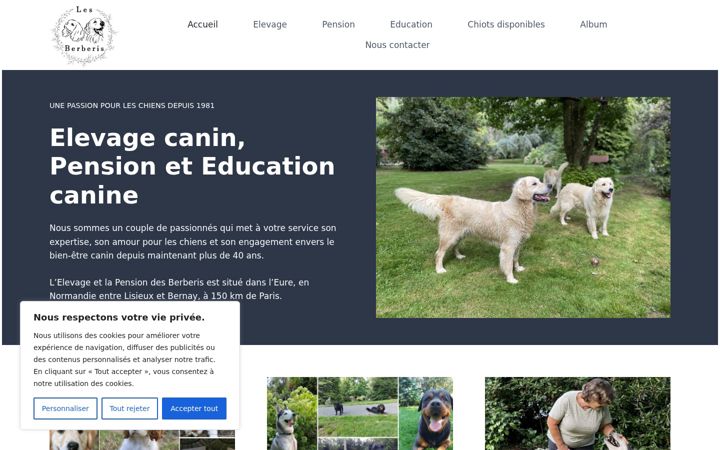 Screenshot of lesberberis.com