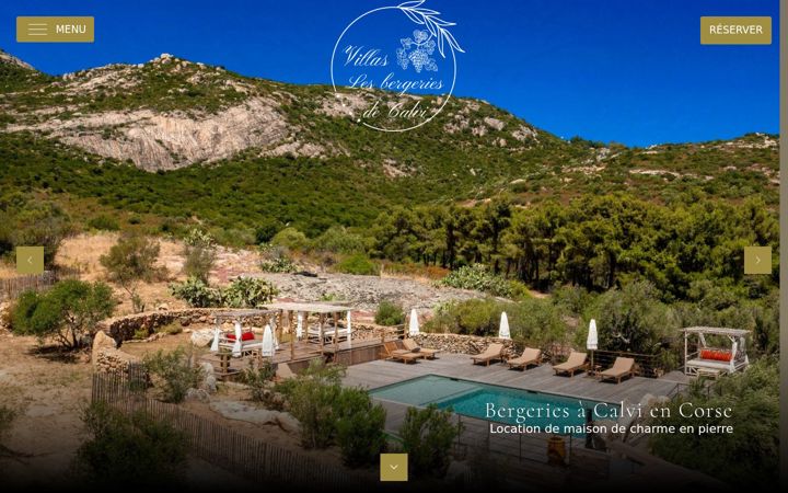 Screenshot of lesbergeriesdecalvi.com