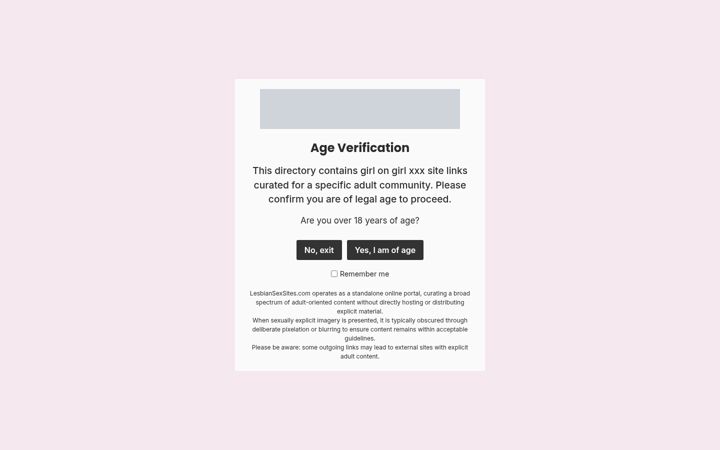 Screenshot of lesbiansexsites.com