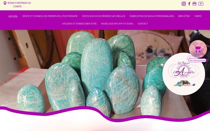 Screenshot of lesbijouxdanoushka.fr