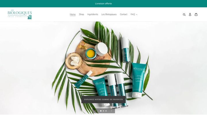 Screenshot of lesbiologiques.ch