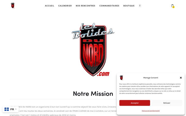 Screenshot of lesbolidesdunord.com