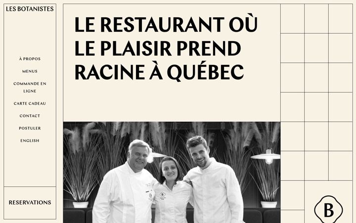 Screenshot of lesbotanistes.ca