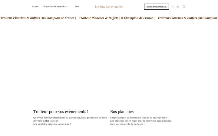 Screenshot of lesboxgourmandes.fr