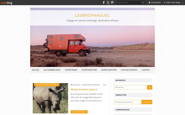 Screenshot of lesbrophaguel.com