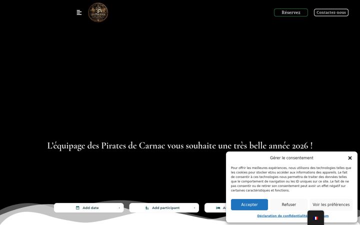 Screenshot of lesbruyeresdecarnac.com