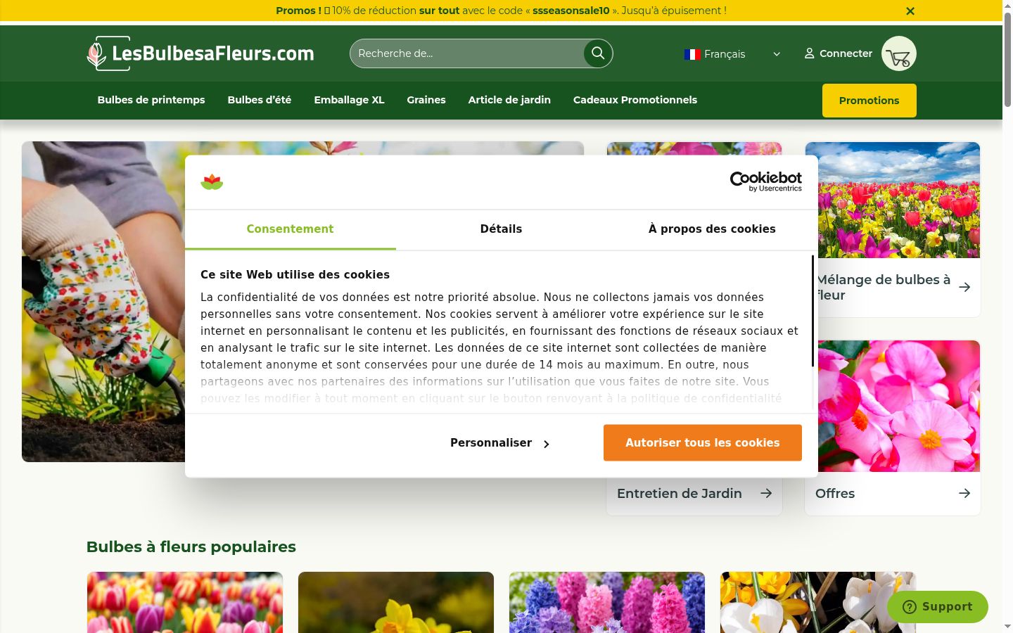 Screenshot tal-banner tal-kunsens muri qabel kwalunkwe interazzjoni