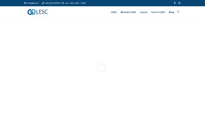 Screenshot of lesc.it