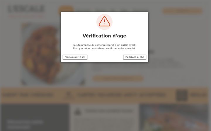 Screenshot of lescale46.fr