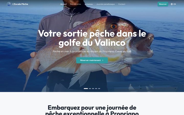 Screenshot of lescalepeche.com
