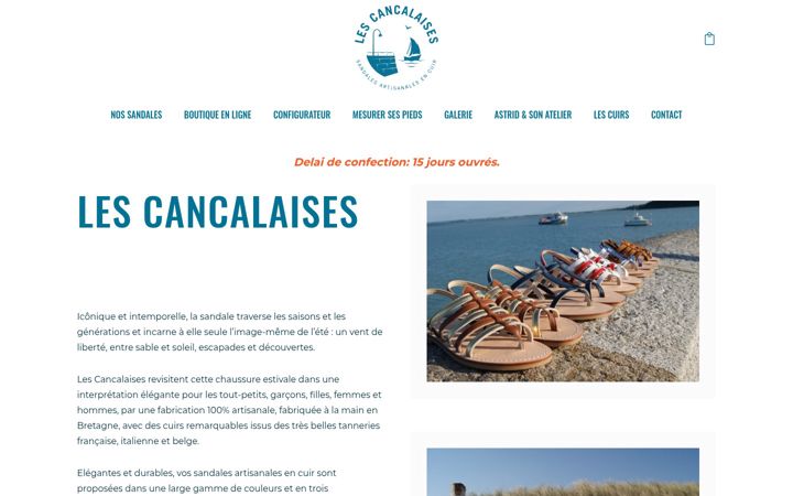 Screenshot of lescancalaises.fr