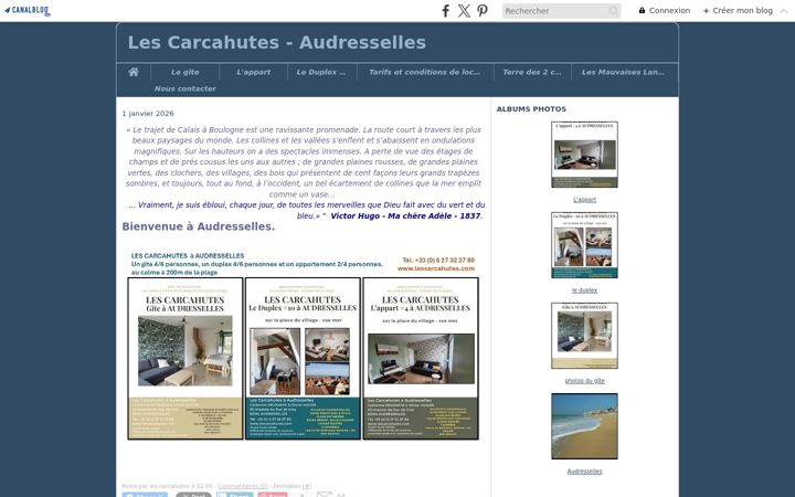 Screenshot of lescarcahutes.com