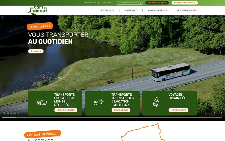 Screenshot of lescarsduhainaut.fr