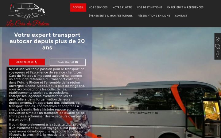 Screenshot of lescarsduplateau.com