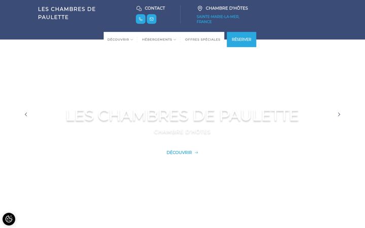 Screenshot of leschambresdepaulette.com