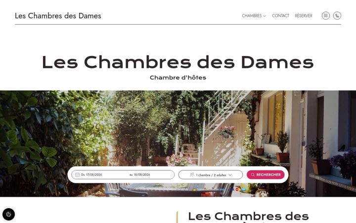 Screenshot of leschambresdesdames.com