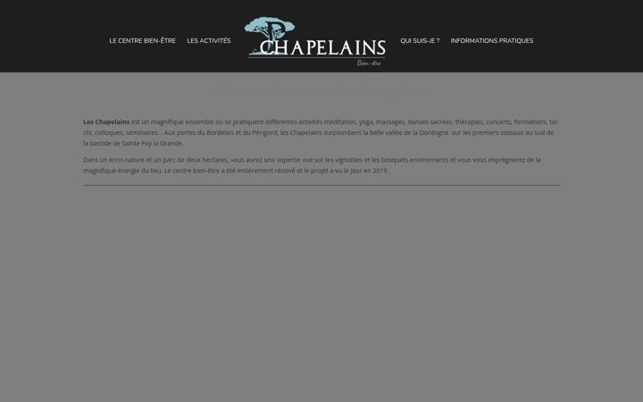 Screenshot of leschapelains.org