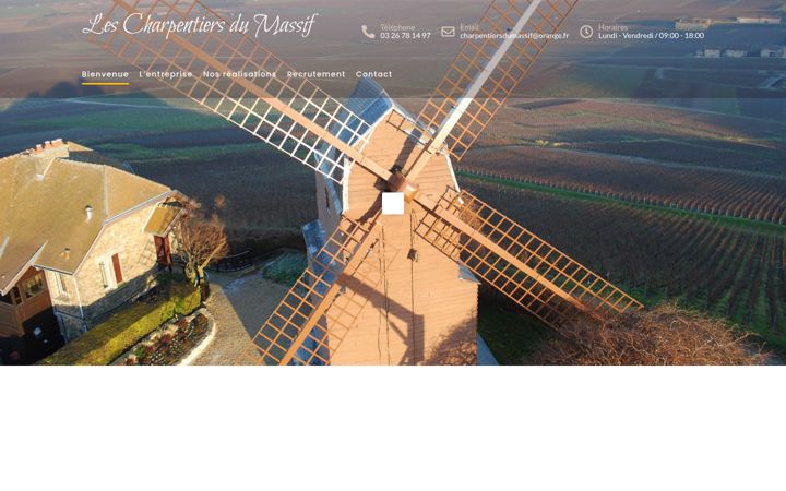 Screenshot of lescharpentiersdumassif.com