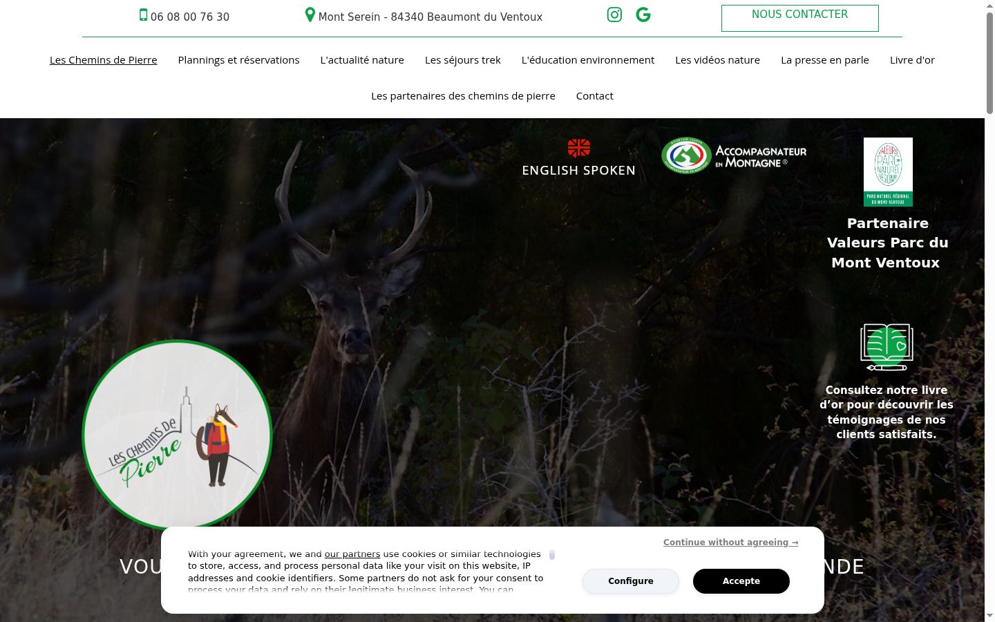 Sutikimo reklamjuostės, rodytos prieš bet kokią sąveiką, ekrano kopija