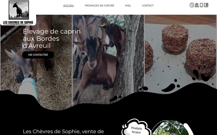 Screenshot of leschevresdesophie.fr