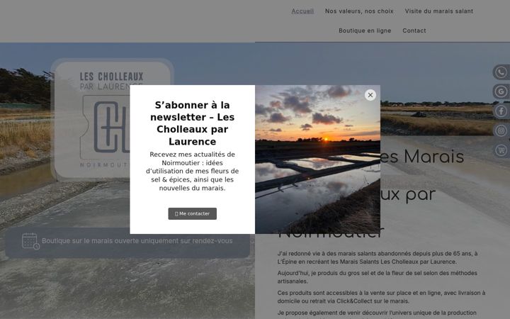 Screenshot of lescholleaux.fr