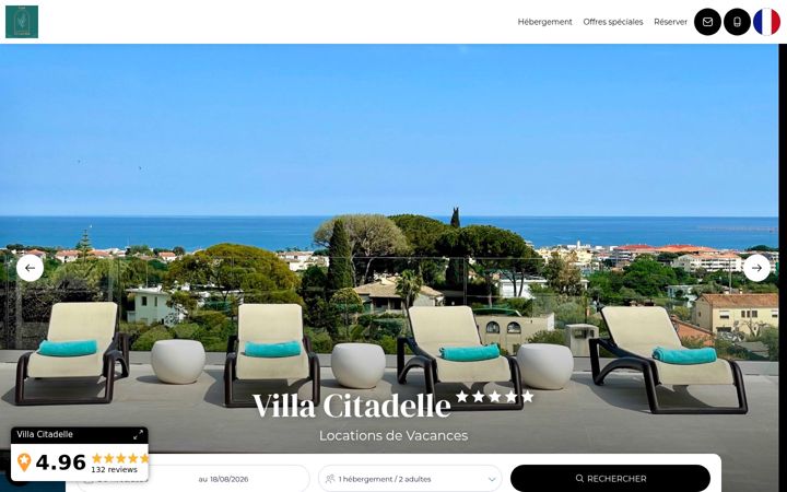 Screenshot of lescitadelles.com