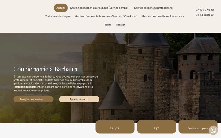 Screenshot of lesclessereines.com