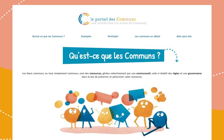Screenshot of lescommuns.org
