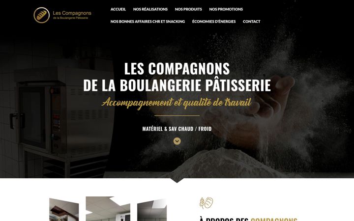Screenshot of lescompagnonsbp.fr