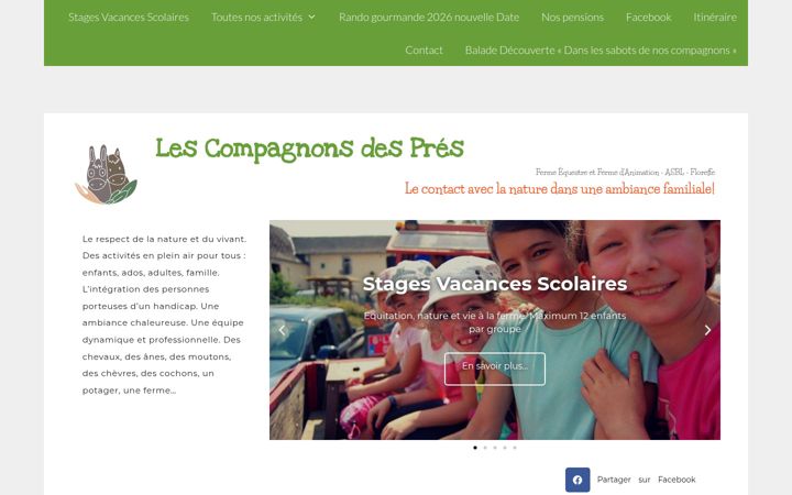 Screenshot of lescompagnonsdespres.be