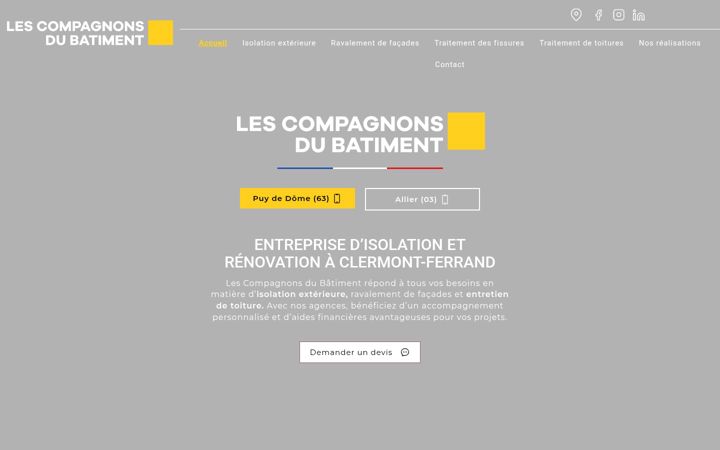 Screenshot of lescompagnonsdubatimentfrance.fr