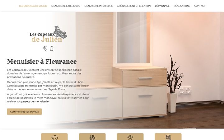 Screenshot of lescopeauxdejulien.fr