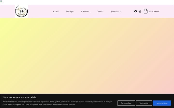 Screenshot of lescreationsdanneso.fr