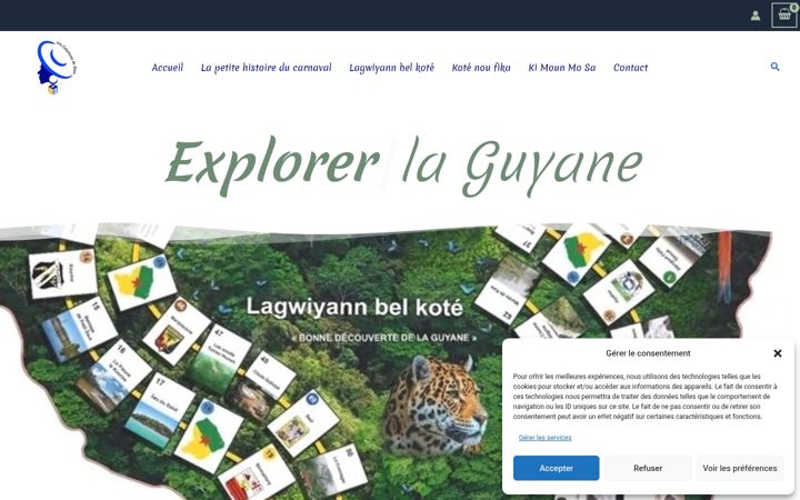 Screenshot of lescreationsderina.com